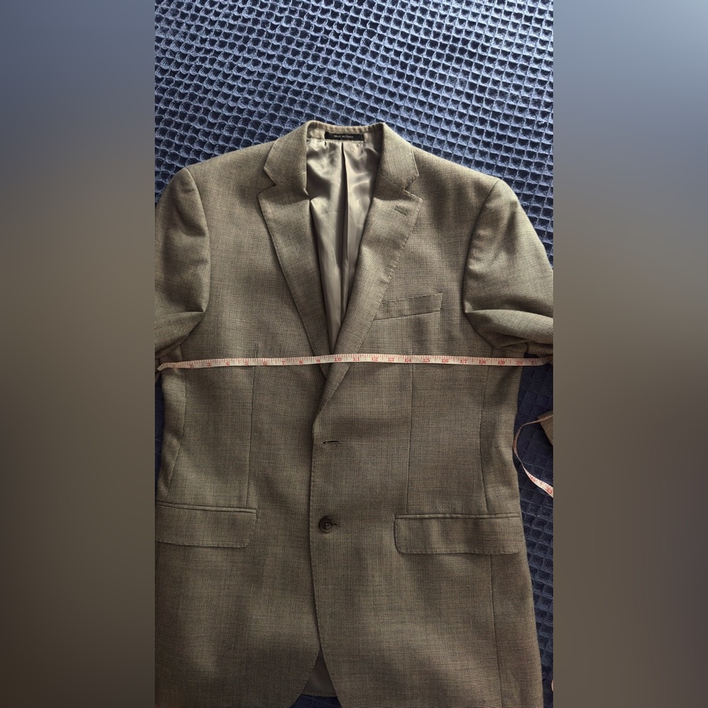 Calvin Klein Silk-Wool Blazer (Women’s Styled / Menswear Fit 38R)– Size 10 - Picture 12 of 14